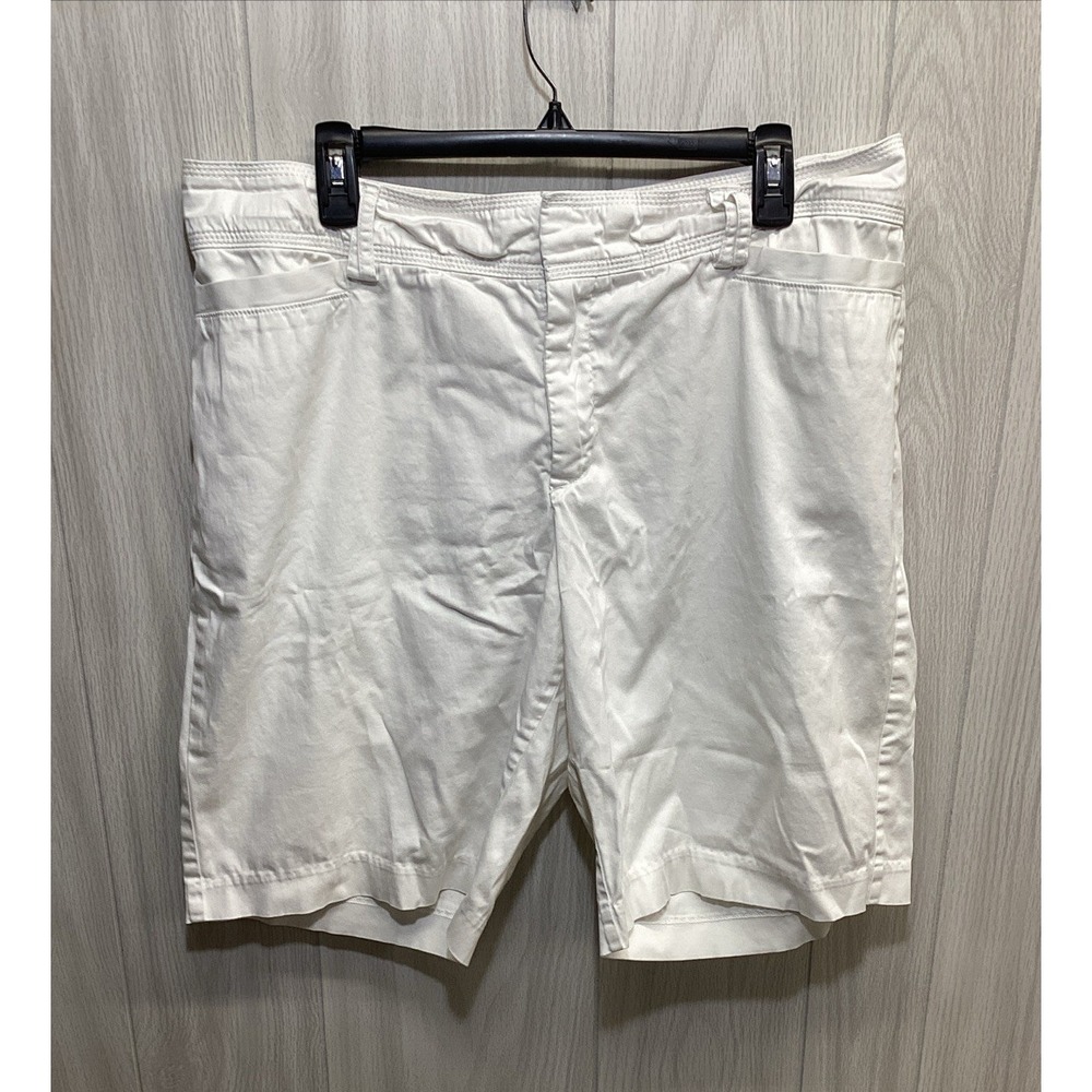 LEE Natural Fit Women's (Size 16M) Hook & Eye Zip Walking Short Pockets Stretch